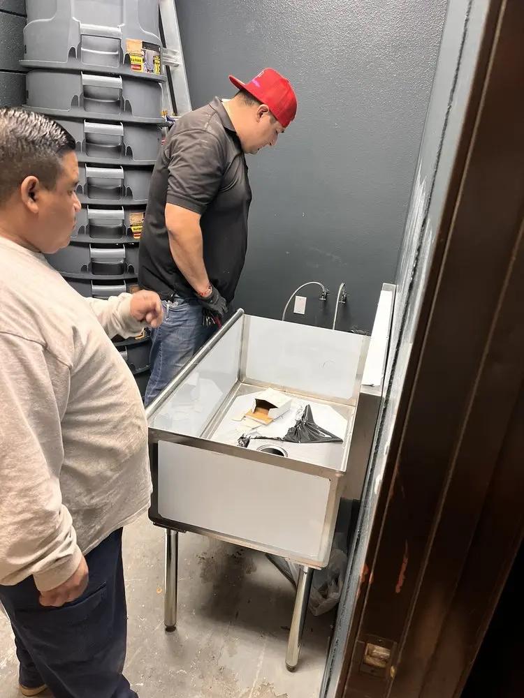 Commercial plumbing and sink installation in Saddle Rock